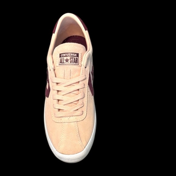 NWOT-Converse Women’s Breakpoint Ox Suede Sneakers; Dusty Pink/Burgundy Accents - Picture 7 of 11